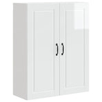 Wall Cabinet PORTO High Gloss White 80 x 31 x 100 cm