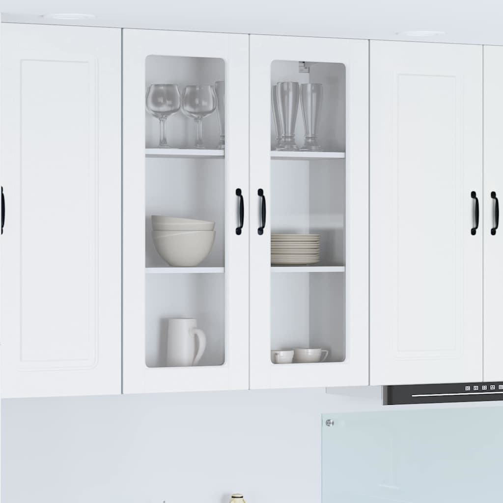 Kitchen Wall Cabinet White 80 x 31 x 100 cm Engineered Wood