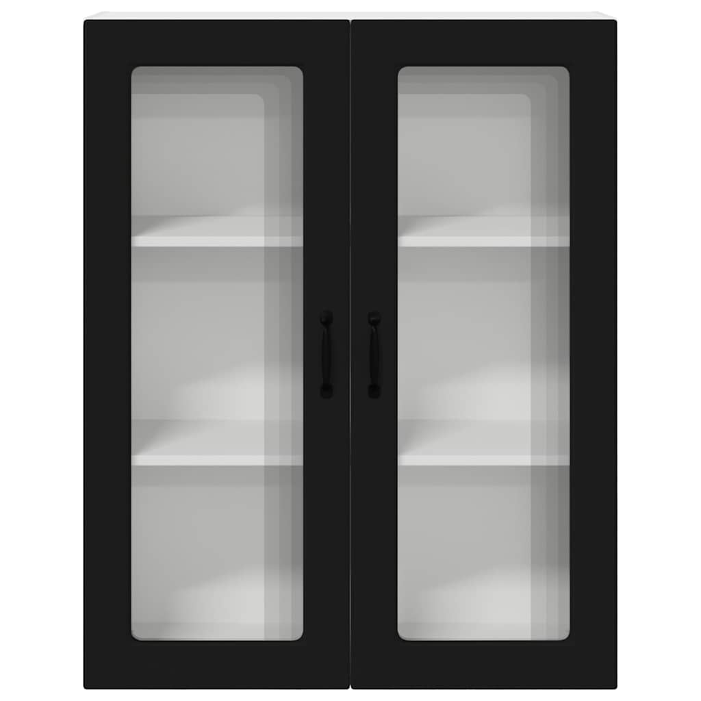 Kitchen Wall Cabinet Black 80 x 31 x 100 cm Engineered Wood