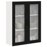 Kitchen Wall Cabinet Black 80 x 31 x 100 cm Engineered Wood - Side View