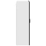 Kitchen Wall Cabinet Black 80 x 31 x 100 cm Engineered Wood - Close-Up Angle