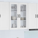 Kitchen Wall Cabinet High Gloss White 80 x 31 x 100 cm