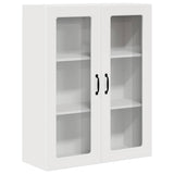 Kitchen Wall Cabinet High Gloss White 80 x 31 x 100 cm - Front View