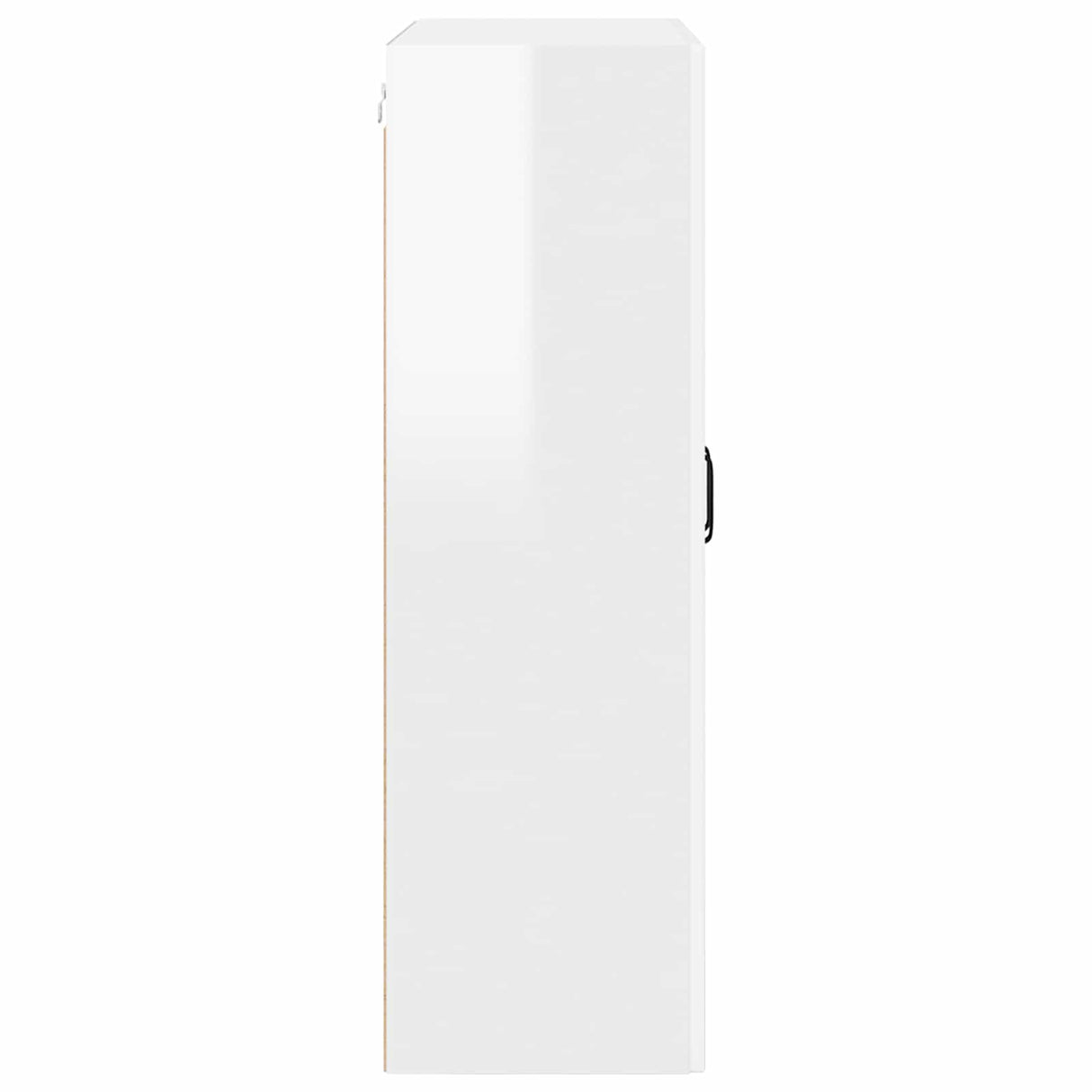 Wall Glass Cabinet PORTO High Gloss White 80 x 31 x 100 cm