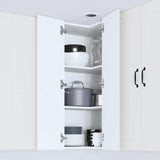 Kitchen Wall Cabinet White 57 x 57 x 100 cm Engineered Wood - Top-Down View