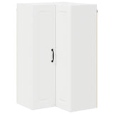 Kitchen Wall Cabinet White 57 x 57 x 100 cm Engineered Wood - Front View