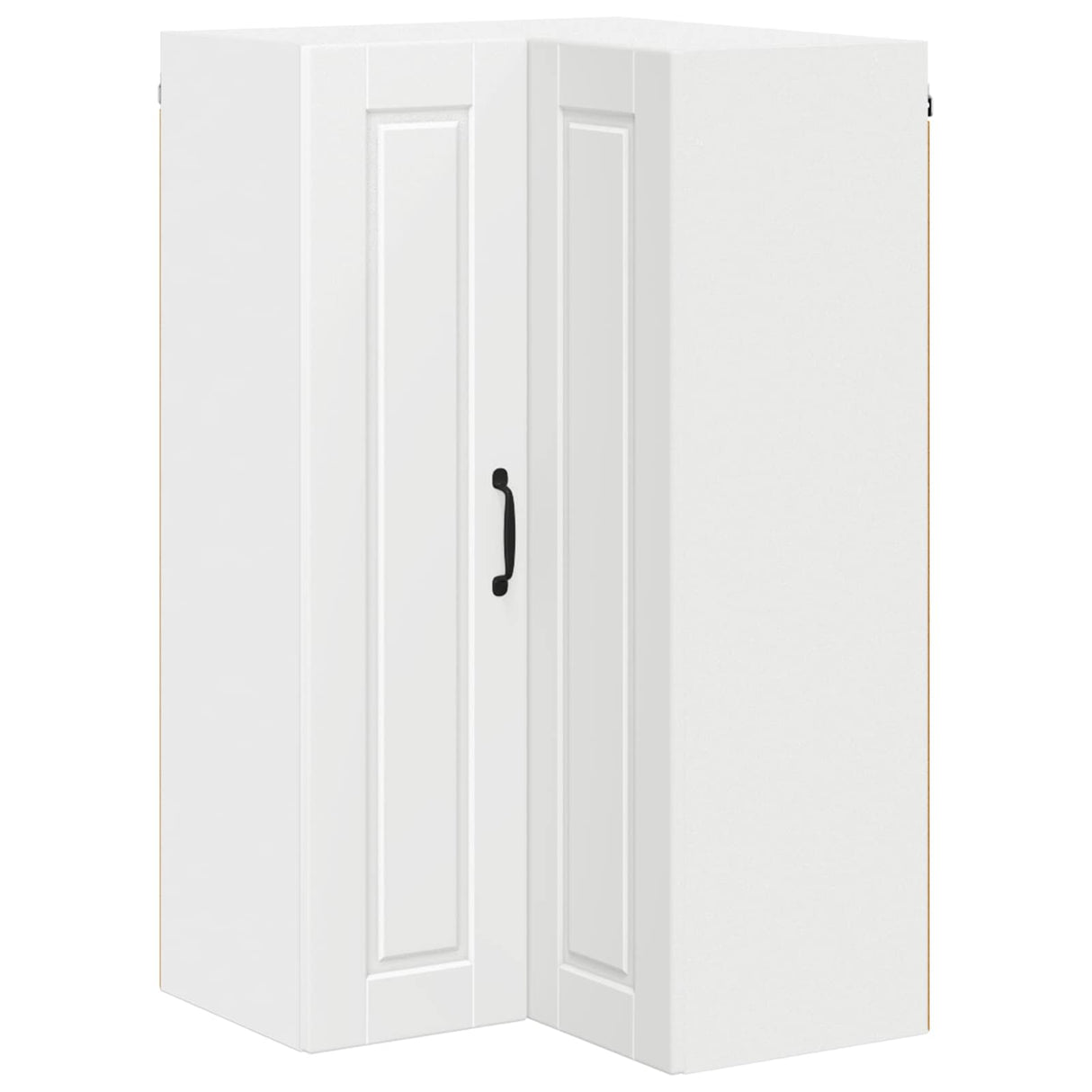 Wall Corner Cabinet PORTO White 57 x 57 x 100 cm