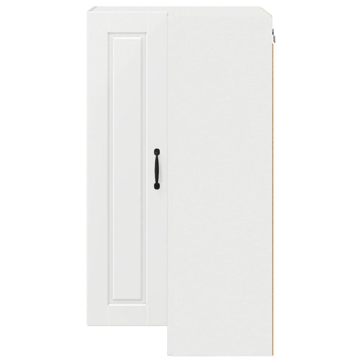 Wall Corner Cabinet PORTO White 57 x 57 x 100 cm