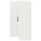 Wall Corner Cabinet PORTO White 57 x 57 x 100 cm - 45-Degree Angle