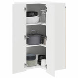 Wall Corner Cabinet PORTO White 57 x 57 x 100 cm
