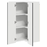 Wall Corner Cabinet PORTO Black 57 x 57 x 100 cm