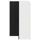 Wall Corner Cabinet PORTO Black 57 x 57 x 100 cm