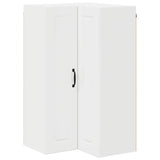Kitchen Wall Cabinet High Gloss White 57 x 57 x 100 cm - Front View