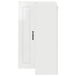 Wall Corner Cabinet PORTO High Gloss White 57 x 57 x 100 cm