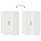 Kitchen Wall Cabinet High Gloss White 57 x 57 x 100 cm - Extra Image