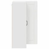 Kitchen Wall Cabinet High Gloss White 57 x 57 x 100 cm - Close-Up Angle