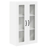 Kitchen Wall Cabinet White 60 x 31 x 100 cm Engineered Wood - Front View