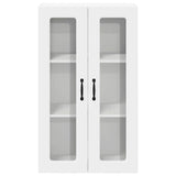 Kitchen Wall Cabinet White 60 x 31 x 100 cm Engineered Wood - Rear View