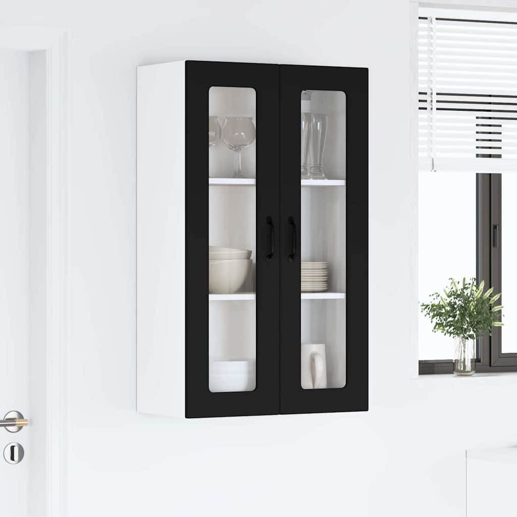 Kitchen Wall Cabinet Black 60 x 31 x 100 cm Engineered Wood