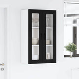 Kitchen Wall Cabinet Black 60 x 31 x 100 cm Engineered Wood - Top-Down View