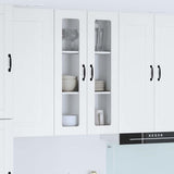 Kitchen Wall Cabinet High Gloss White 60 x 31 x 100 cm