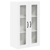 Kitchen Wall Cabinet High Gloss White 60 x 31 x 100 cm - Front View