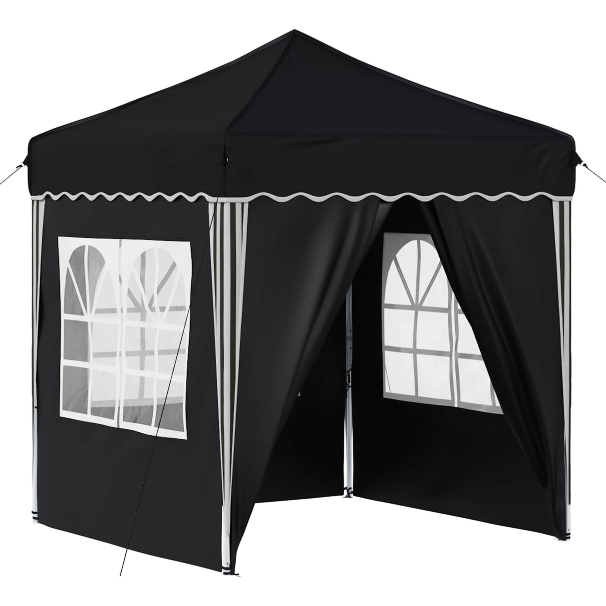 Pop-up Party Tent 195 x 195 x 245 cm Anthracite Oxford Fabric