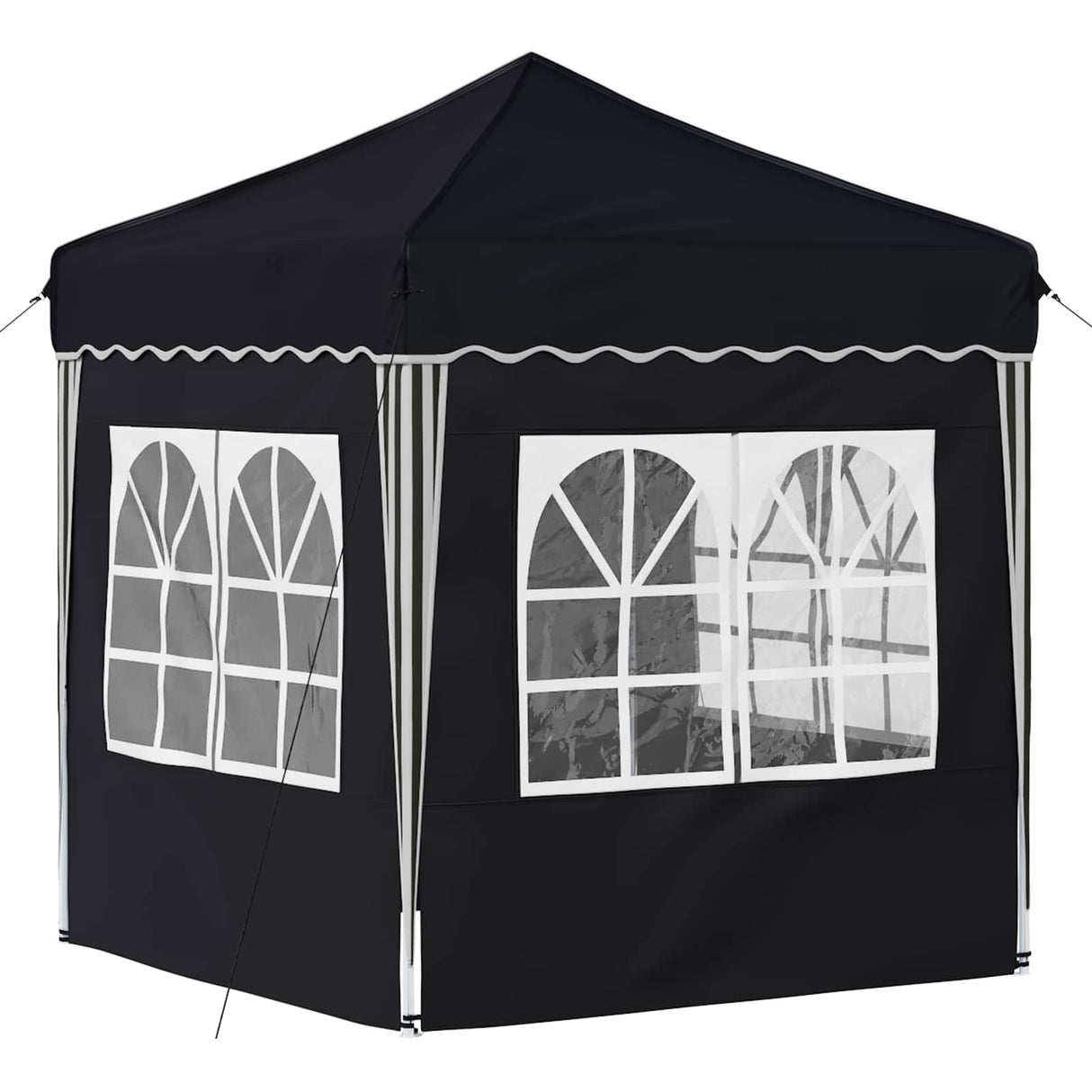 Pop-up Party Tent 195 x 195 x 245 cm Anthracite Oxford Fabric