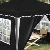 Pop-up Party Tent 288 x 288 x 245 cm Anthracite Oxford Fabric - Top-Down View