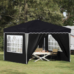 Pop-up Party Tent 288 x 288 x 245 cm Anthracite Oxford Fabric