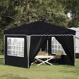 Pop-up Party Tent 288 x 288 x 245 cm Anthracite Oxford Fabric
