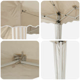 Pop-up Party Tent 575 x 289 x 245 cm Cream