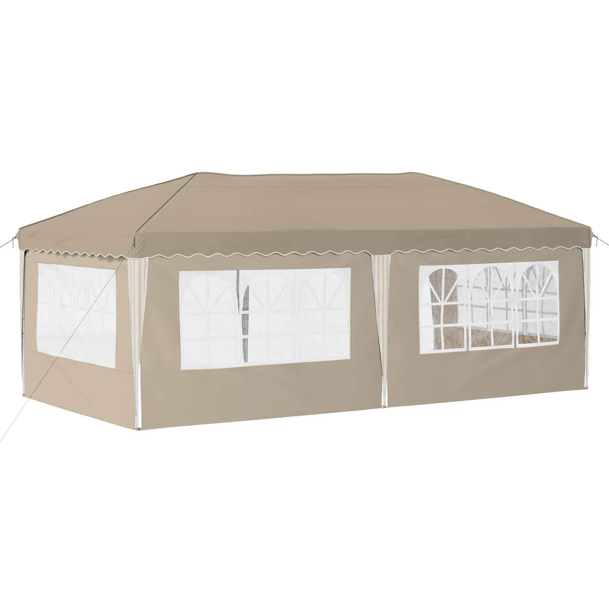 Pop-up Party Tent 575 x 289 x 245 cm Cream