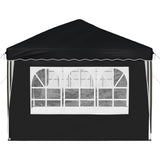 Pop-up Party Tent 575 x 289 x 245 cm Antracite - Rear View