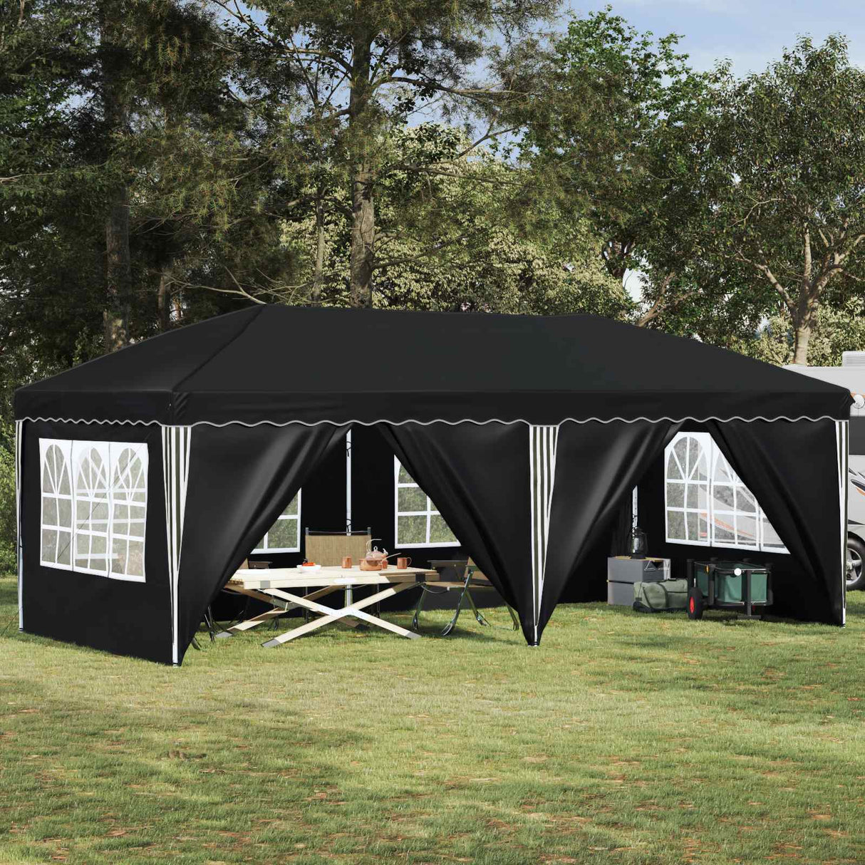 Pop-up Party Tent 575 x 288 x 245 cm Antracite