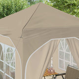 Pop-up Party Tent 192 x 192 x 245 cm Cream