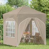 Pop-up Party Tent 192 x 192 x 245 cm Cream