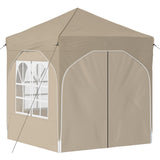 Pop-up Party Tent 192 x 192 x 245 cm Cream