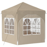 Pop-up Party Tent 192 x 192 x 245 cm Cream - Extra Image