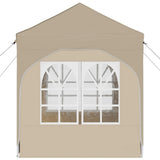 Pop-up Party Tent 192 x 192 x 245 cm Cream