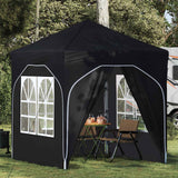 Pop-up Party Tent 192 x 192 x 245 cm Antracite