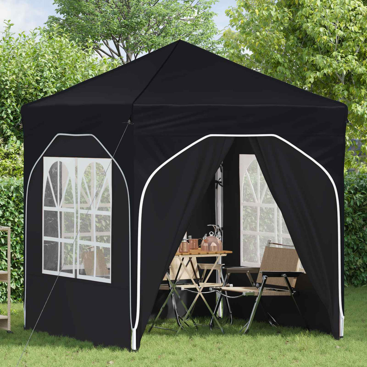 Pop-up Party Tent 192 x 192 x 245 cm Antracite