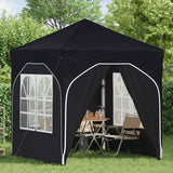 Pop-up Party Tent 192 x 192 x 245 cm Antracite - Side View