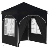 Pop-up Party Tent 192 x 192 x 245 cm Antracite - Front View