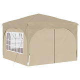 Pop-up Party Tent 290 x 290 x 245 cm Cream