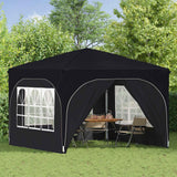 Pop-up Party Tent 290 x 290 x 245 cm Antracite - Side View