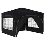 Pop-up Party Tent 290 x 290 x 245 cm Antracite - Front View