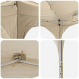 Pop-up Party Tent 575 x 288 x 245 cm Cream Oxford Fabric