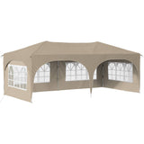 Pop-up Party Tent 575 x 288 x 245 cm Cream Oxford Fabric