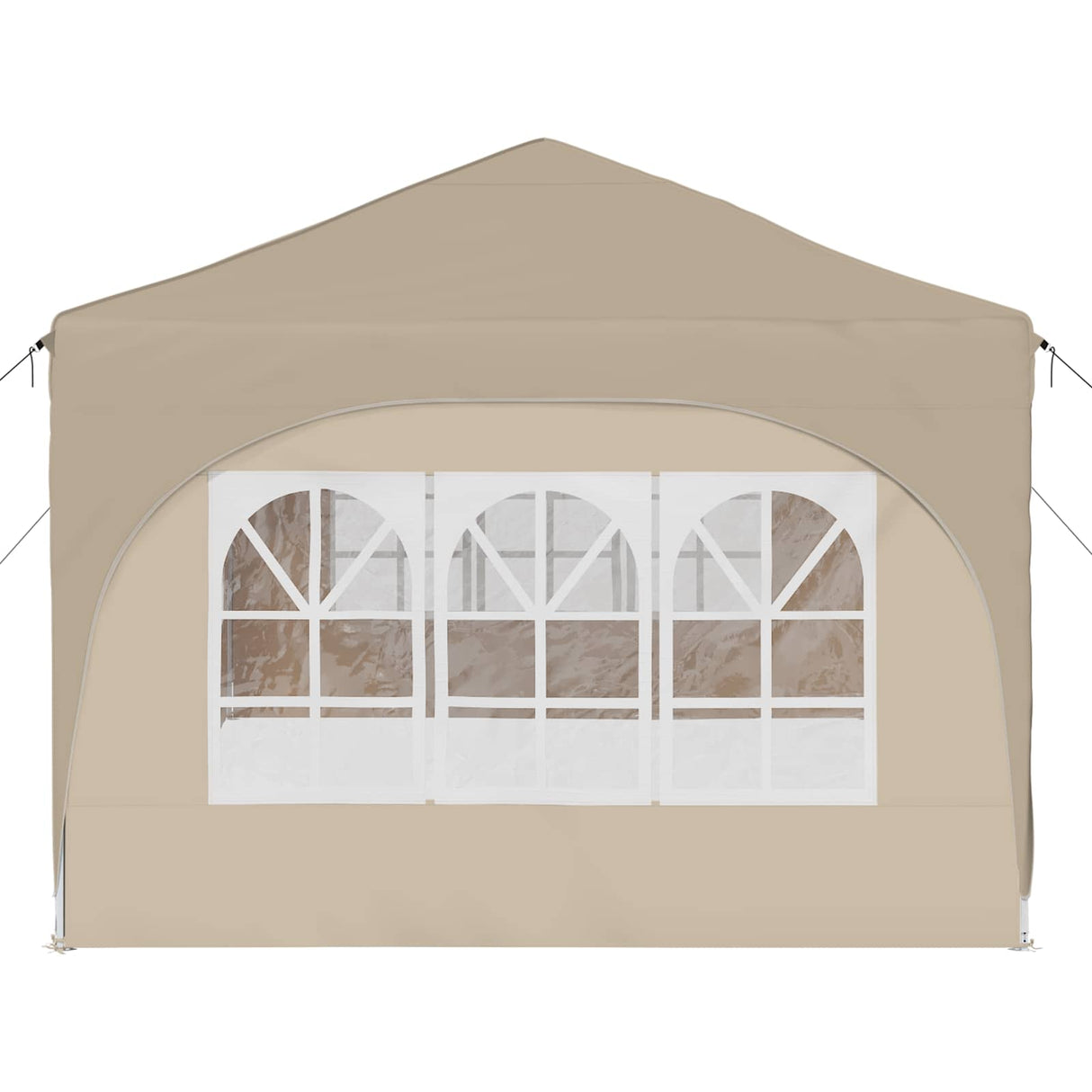 Pop-up Party Tent 575 x 288 x 245 cm Cream Oxford Fabric